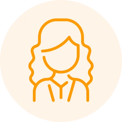 Google Bewertung ohne Profilbild - Frau